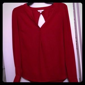 Red blouse